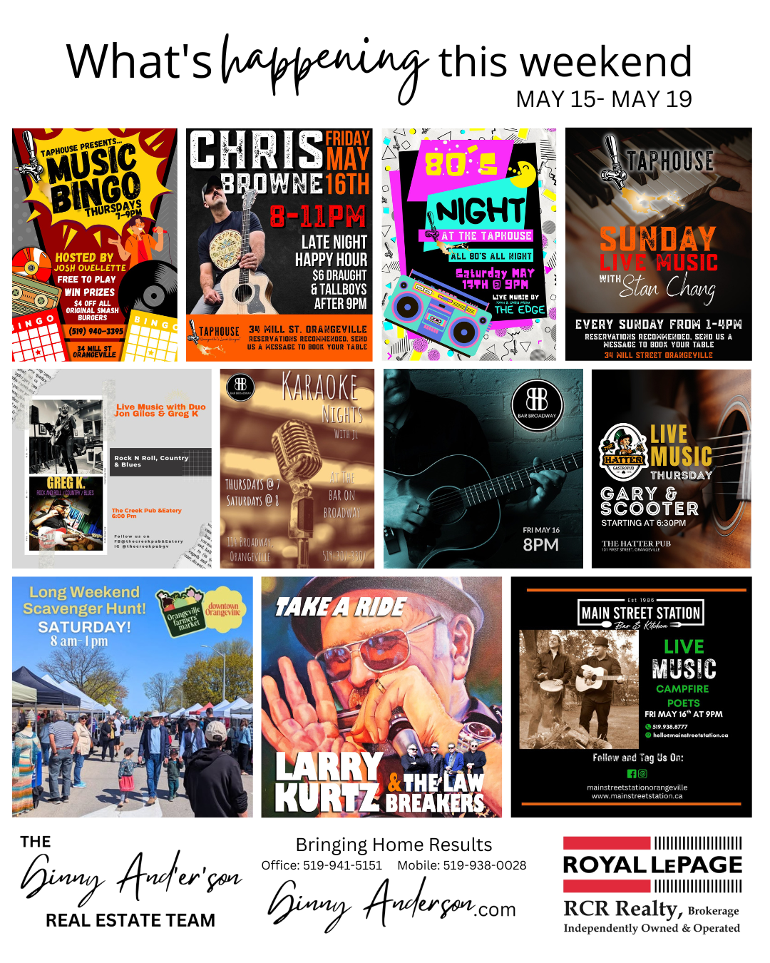 What’s Happening this weekend May 15th - May 19th, 2025