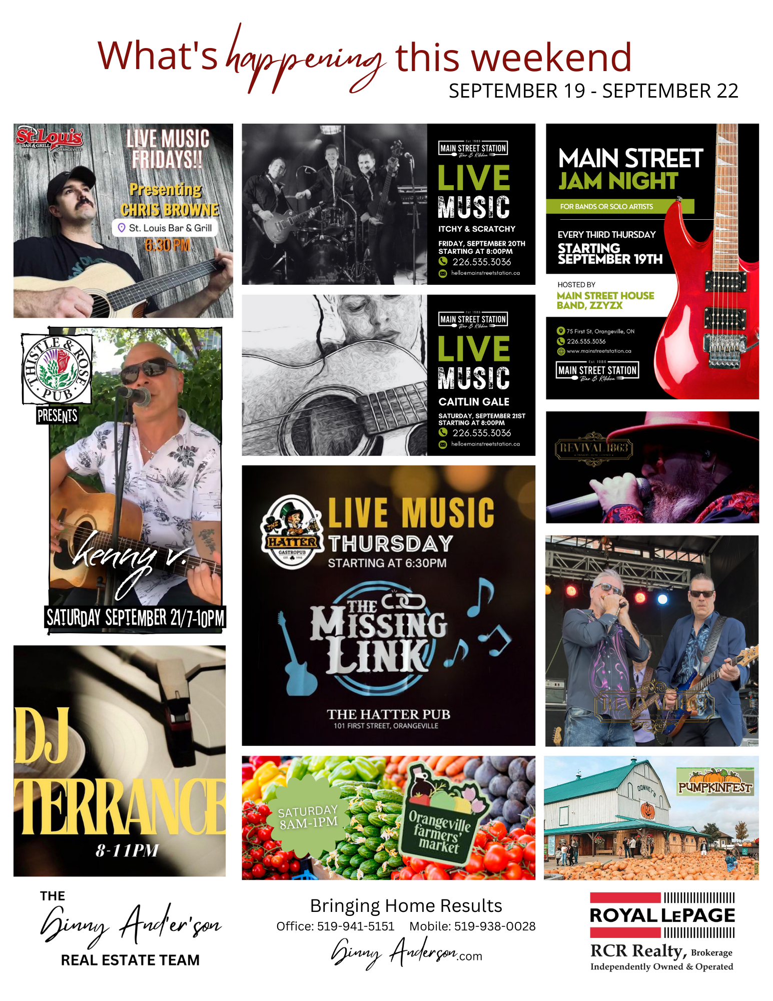 What’s Happening September 19 - September 22