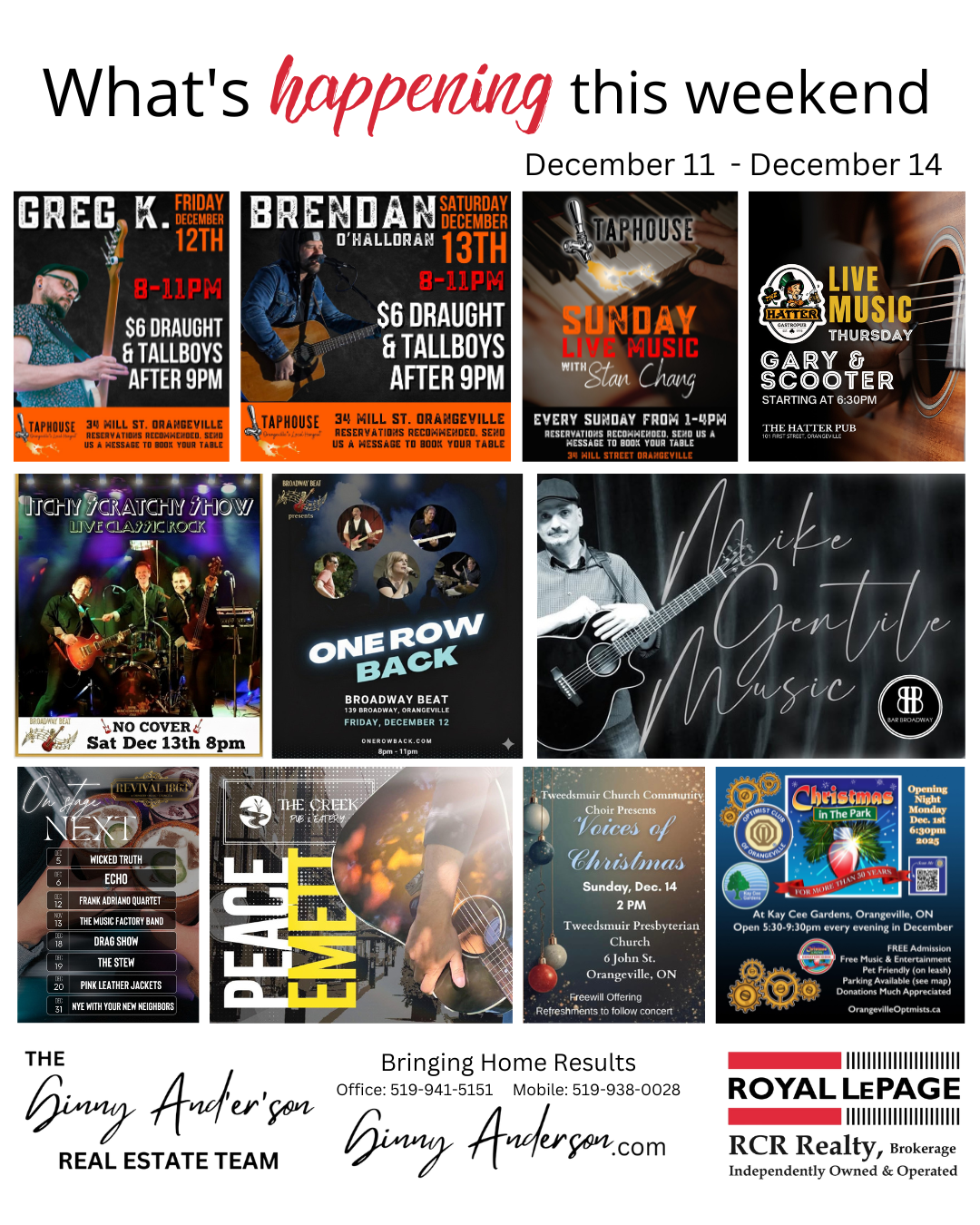 What’s Happening this weekend December 11 - December 14, 2025