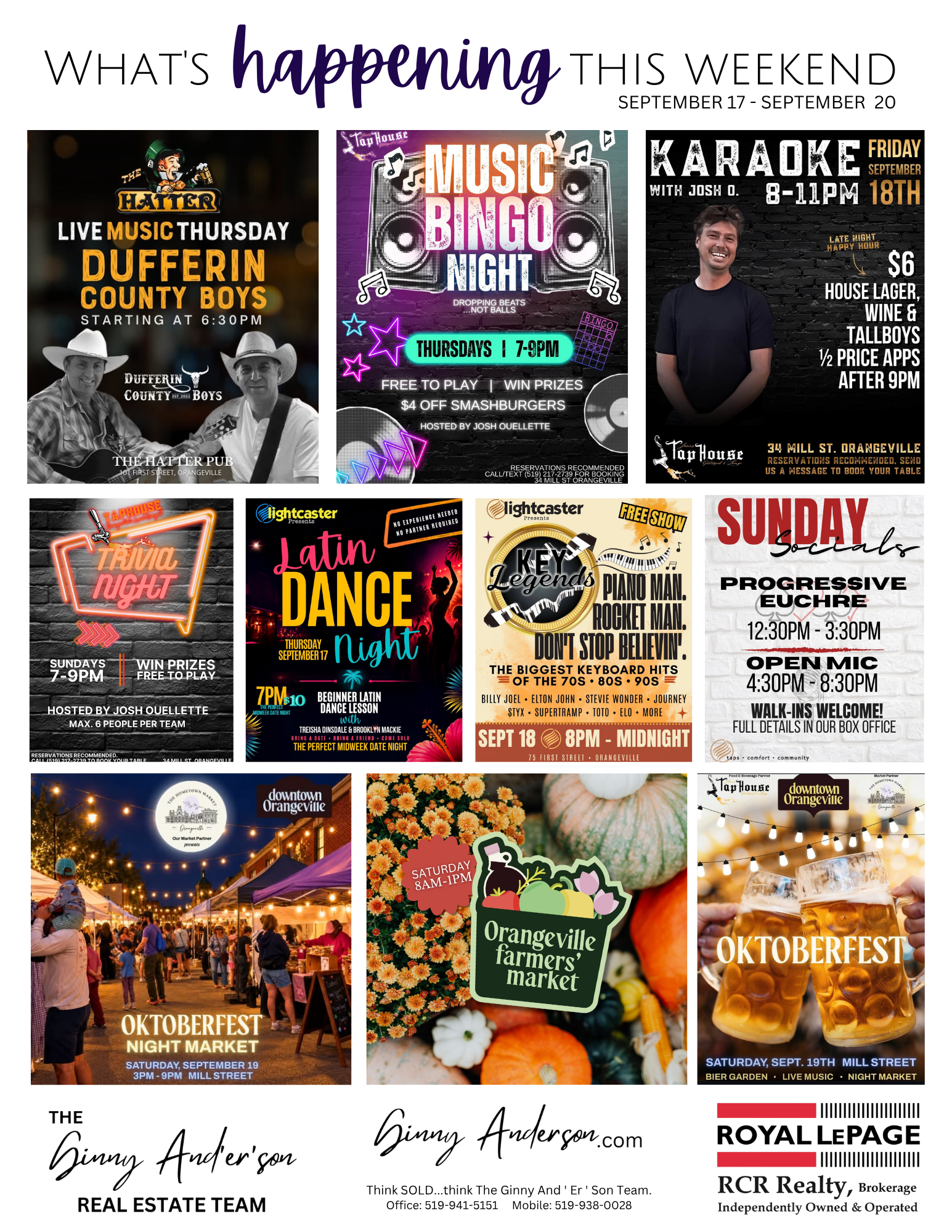 What’s Happening in Orangeville: September 17–20
