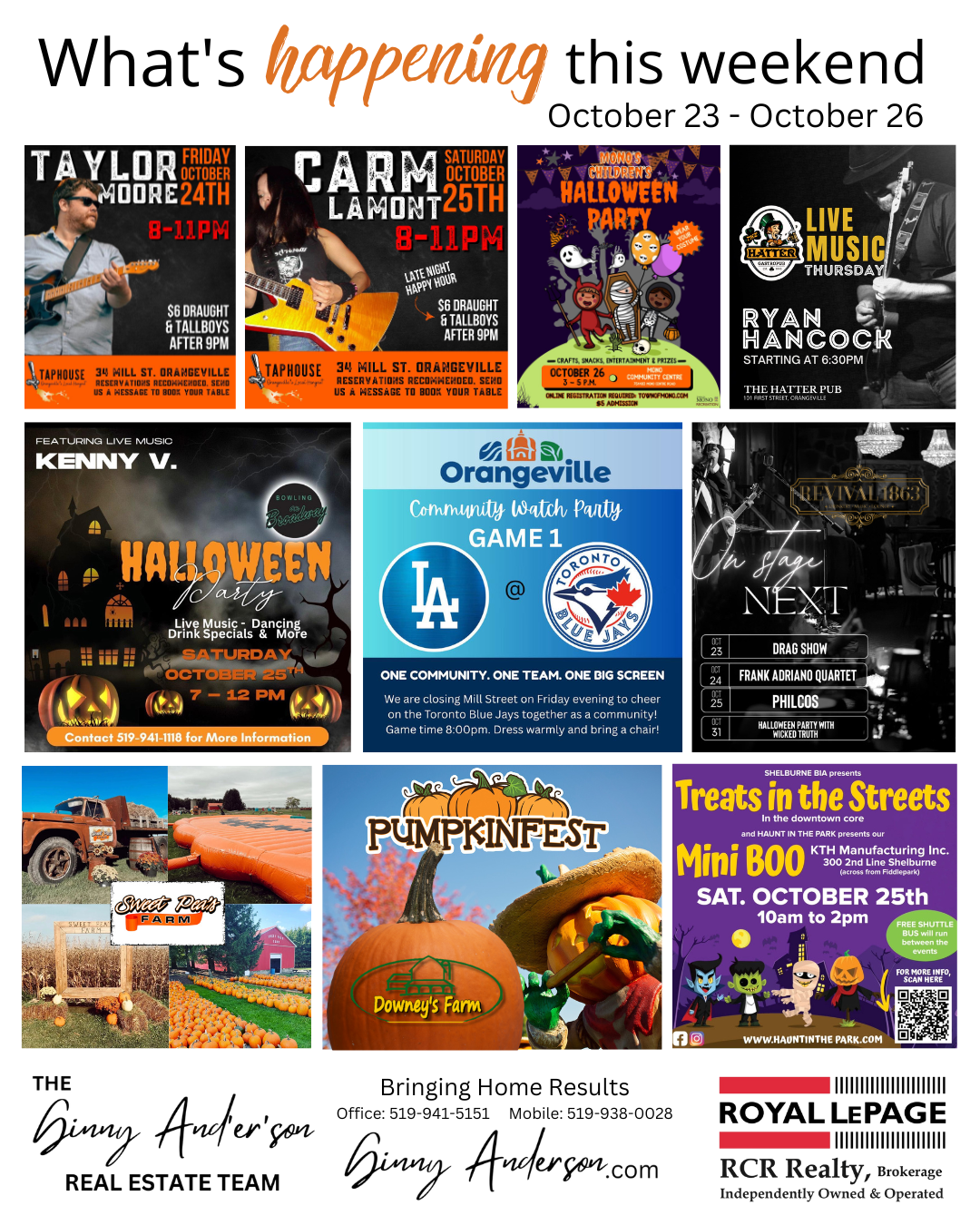What’s Happening this weekend! October 23 - October 26, 2025