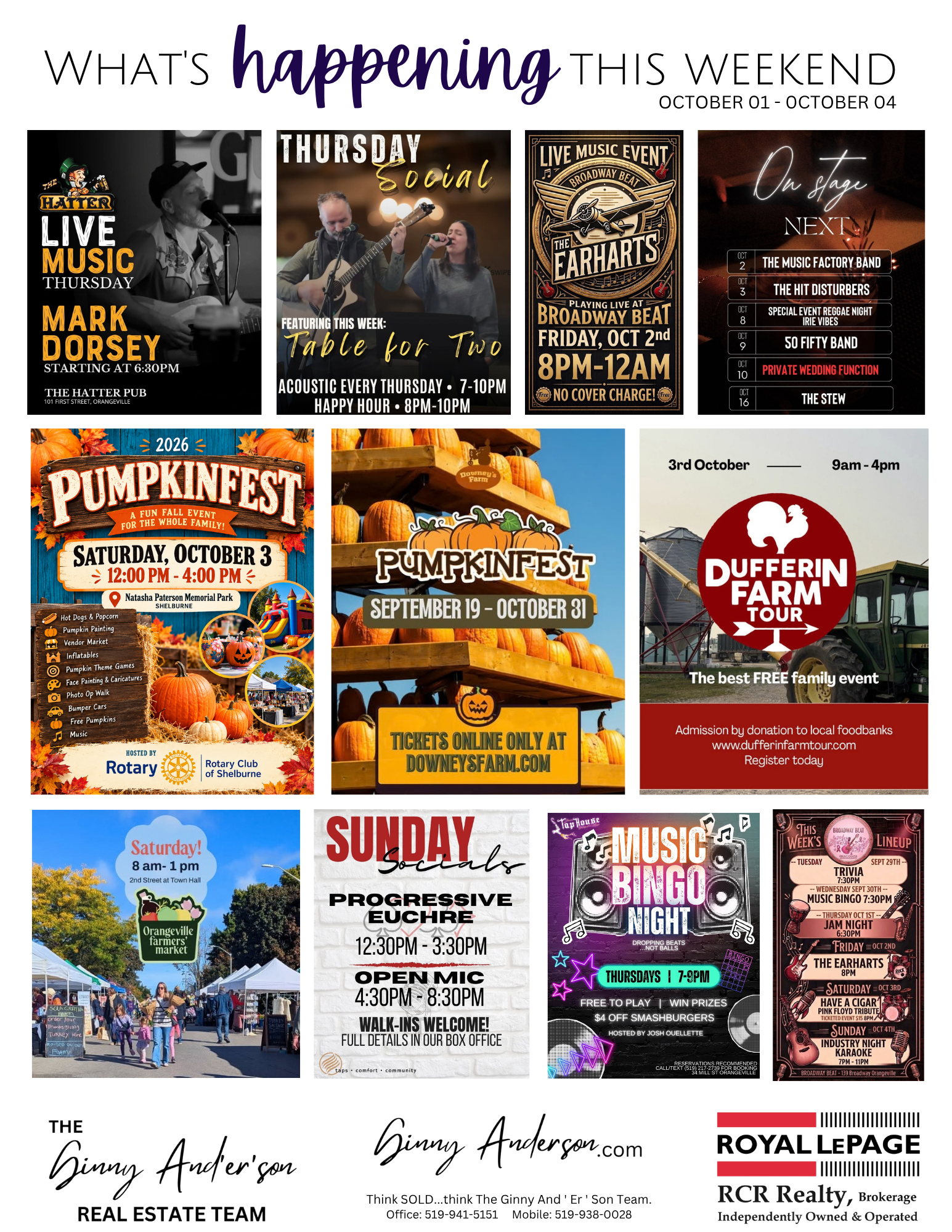 What’s Happening This Weekend October 01 - October 04