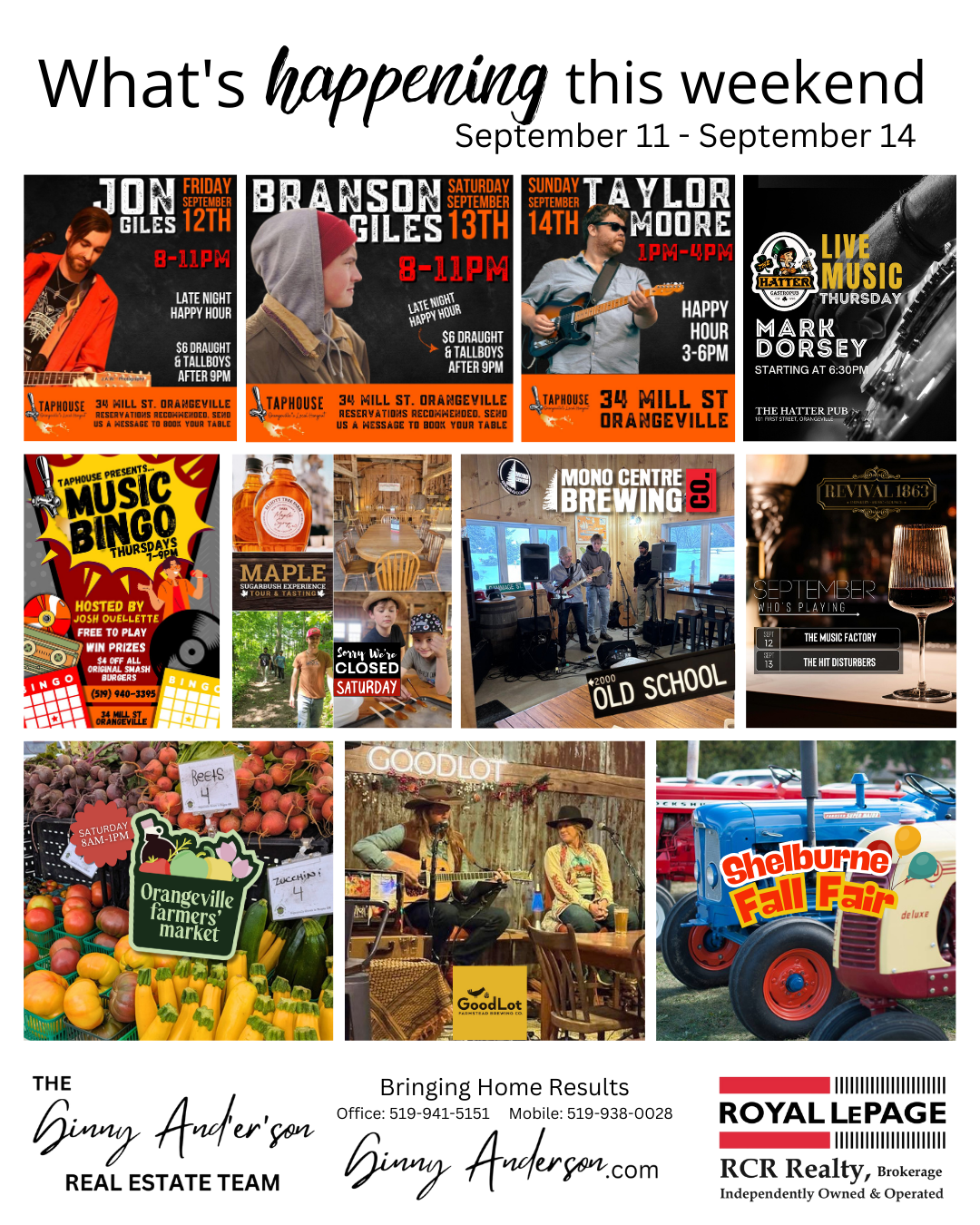 What’s happening this weekend - September 11 - September 14
