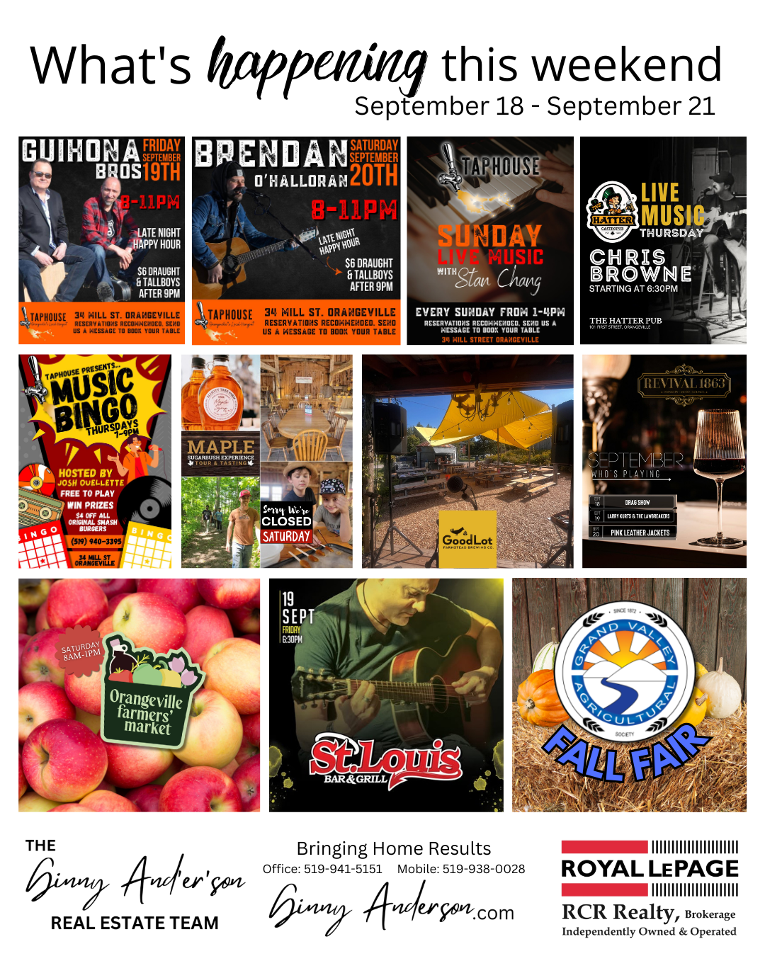 What’s Happening this weekend September 18 - September 21, 2025