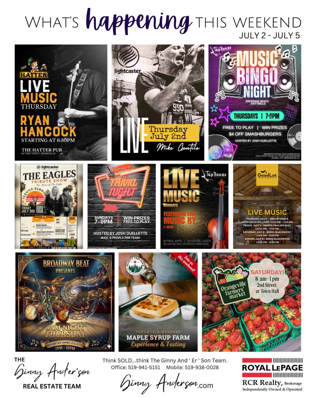 What’s Happening This Weekend July 2 -July 5. 2026