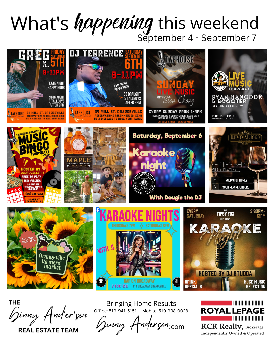 What is happening this weekend September 4th - September 7th