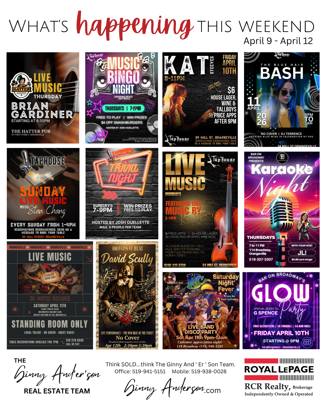 What’s Happening This Weekend April 9 - April 12, 2025