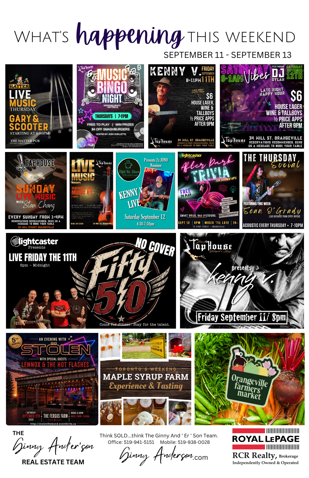 What’s Happening In & Around Orangeville | September 10–13